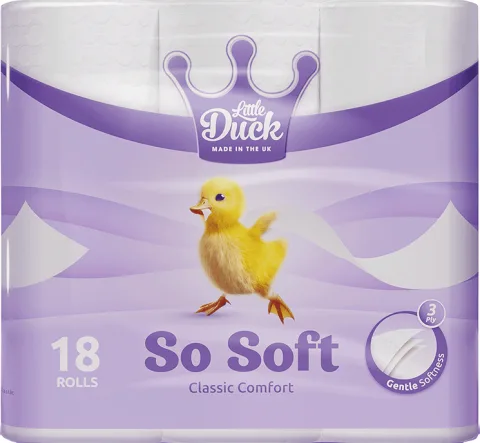 Toilet rolls — pack of 18
